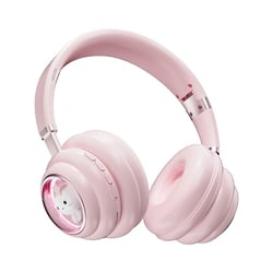 Casque Audio Sans Fil Enfant Bluetooth 5.3 Léger Pliable Autonomie Longue Rose YONIS