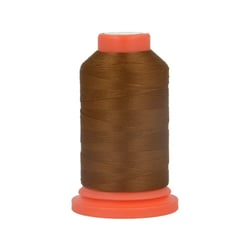 Bobine fil mousse polyester 1000m fabriqué en France pour surjeteuse marron