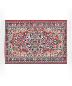Tapis miniature rouge, 10 x 16 cm pour le monde des lutins - Rico Design rouge