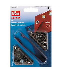 Oeillet et rondelles 4 à 14mm - Prym 4- Laiton