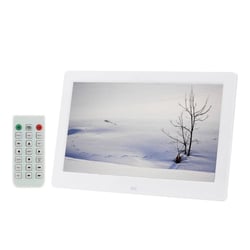 Cadre Photo Numérique Port USB Lecteur Vidéo Audio MP3 Films Carte SD Mmc Blanc + SD 32Go YONIS