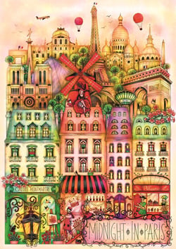 Puzzle 1000 pièces - Miclassiqueit À Paris - Trefl