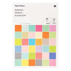30 feuilles de papier A4 180 g - Pastel