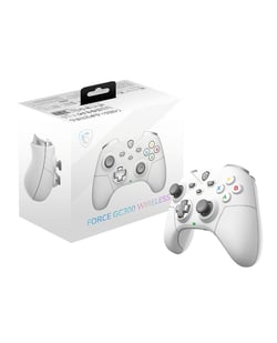 Manette de jeu MSI FORCE GC300 WIRELESS - FORCE GC300W WHITE - Blanc - 0,23 kg
