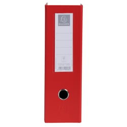 Porte-revues PP - Dos 100mm - livrés à plat - 23x31cm - Rouge - x 10 - Exacompta