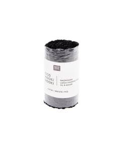 Fil à nouer 6,5 cm - Rico Hooki Hooki - Rico Design Noir
