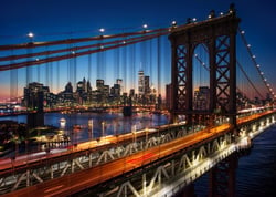 Puzzle 500 pièces - Brooklyn Bridge, Manhattan, New York - Grafika