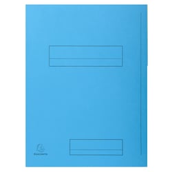 Paquet de 50 chemises imprimées 2 rabats SUPER 210 - 24x32cm - Couleurs assorties - x 5 - Exacompta