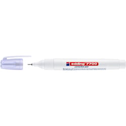 Stylo correcteur EDDING 7700 - Lot de 10 - Pointe métal - 1-2 mm - Blanc