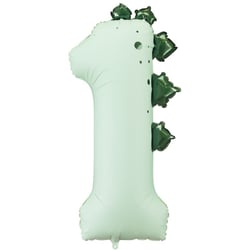 Ballon Aluminium Géant Dinosaure Chiffre 1   92 cm