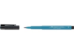 Lot de 10 feutres PITT artist pen - FABER-CASTELL - Pointe pinceau B - Bleu indanthrène