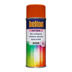 Spray de peinture Belton Spectral RAL2008 Orangé rouge clair 400ml