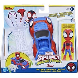 Figurine articulée 10 cm et véhicule - HASBRO - Spidey et ses amis extraordinaires