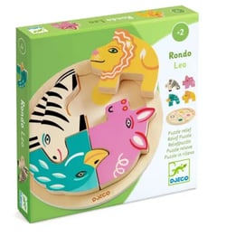 PUZZLE BOIS - Rondo Leo  - Djeco