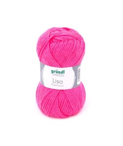 Fil à tricoter LISA PREMIUM UNI - Grundl 30 Rose