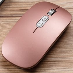 Souris Sans Fil 1600DPI 5 Boutons 28 Langues Rechargeable Voix Intelligente Rose YONIS