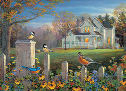 Puzzle 1000 pièces - Evening Birds - Cobble Hill