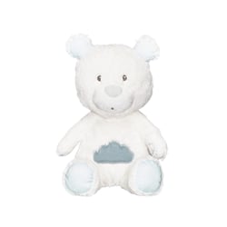 Doudou en velours blanc