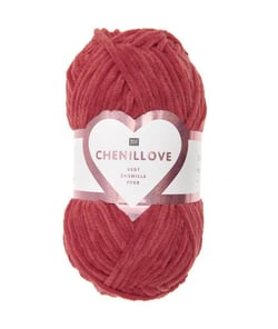 Découvrez le Confort et la Douceur de la Pelote Velours Creative Chenillove 100GR de Rico Design 06 Rouge
