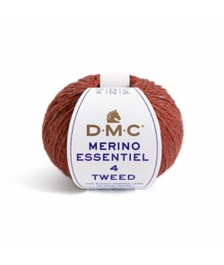 Pelote de laine Merino Essentiel 4 Tweed - DMC 907 Orange