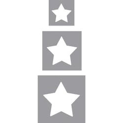 Perforatrices fantaisie Kit: Etoiles, 1,6cm+2,54cm+3,81cm, 3 pces