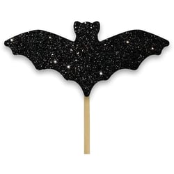 12 Pics Chauve-Souris - Noir Pailleté