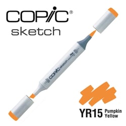 Copic - Marqueur à l'alcool Copic Sketch YR15 Pumpkin Yellow