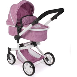Poussette combinée 2 en 1 Mika Jean rose