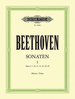 Partition musicale BEETHOVEN LUDWIG VAN - Sonates Volume 1 - Piano - 286 pages