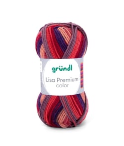 Fil à tricoter LISA PREMIUM COLOR - Grundl - certifiée Oeko-Tex 31 Multicolore