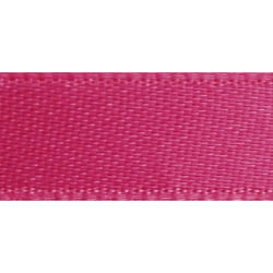 Ruban de satin, 7 mm, rouleau 10 m, rose foncé