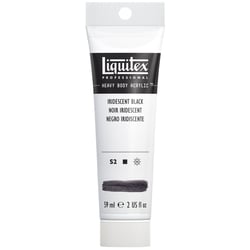Peinture Acrylique en tube noir iridescent 59ml - Liquitex Heavy Body