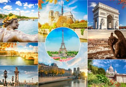 Puzzle 1000 pièces - Promenade à Paris - Bluebird Puzzle
