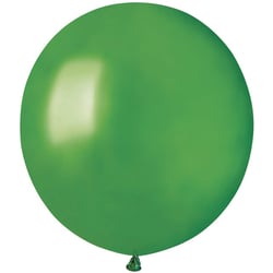 10 Ballons Vert Nacré Ø48cm