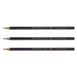 Crayon graphite Goldfaber - Faber-Castell - Hexagonal - Dureté 2H - Lot de 3