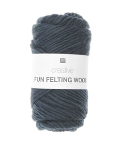 Laine à feutrer créative CREATIVE FUN FELTING WOOL - Rico design 06 Bleu marine