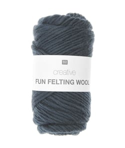 Laine à feutrer créative CREATIVE FUN FELTING WOOL - Rico design 06 Bleu marine