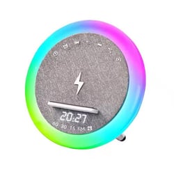 Enceinte Bluetooth Avec Chargeur Sans Fil 15W Lumière LED Et Radio FM YONIS