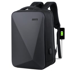 Sac À Dos Ordinateur Grande Capacité Verrouillage Antivol USB Étanche Noir Noir YONIS