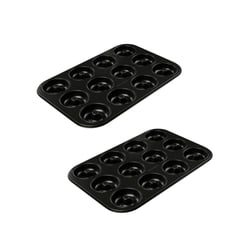 Ensemble de 2 Moules donut et bagel 12 empreintes 26,5 x 38,5 cm Dr. Oetker Tradition