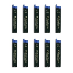 Mine de rechange Faber-Castell Super Polymère 9067 S-HB - Diamètre 0,7 mm - HB - Lot de 10 boîtes