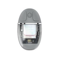 Souris Sans Fil 2.4G Bluetooth 5.0 LED Ergonomique Rechargeable Compacte Gris YONIS