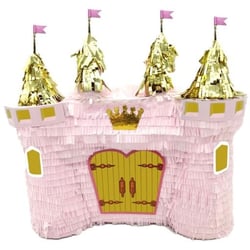 Pinata Château de Princesse - Rose/Or