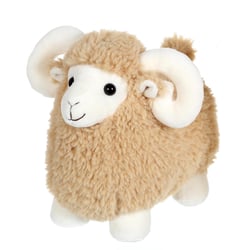 Peluche - Peluche Funny bélier beige - 30 cm