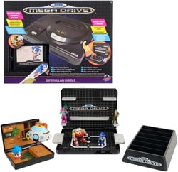 Figurine Console Heroes – Sonic Boss Bundle – Console Mega Drive et diorama cartouche