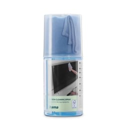 Nettoyant pour écran - HAMA - 200ml - Chiffon microfibres - Sans stries - Certification FSC
