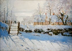 Puzzle 1000 pièces - Claude Monet - The Magpie, 1869 - Bluebird Puzzle