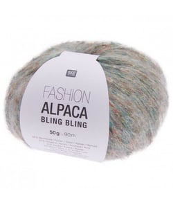 Pelote de Fashion Alpaca Bling Bling - Rico Design 3 Vert