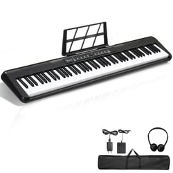 Piano numérique 88 touches - LALAHO - Standard - Pédale sustain incluse - MIDI USB - Kit complet