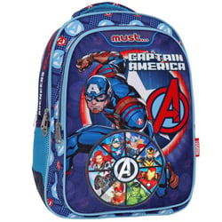 Sac à dos Must Captain America Avengers 43 CM 2 compartiments - Cartable
